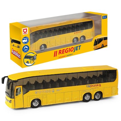 Kovový autobus RegioJet