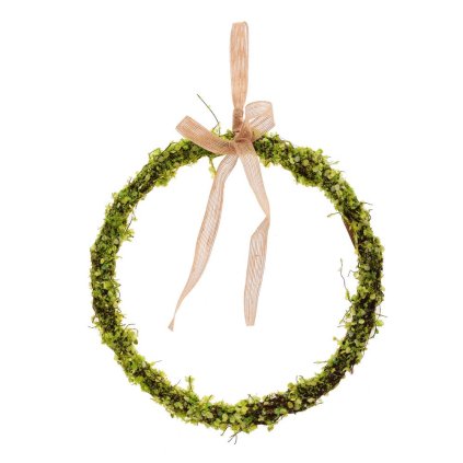 ZÁVES VENIEC ZEL-ŽLT RATAN 32*4*32CM