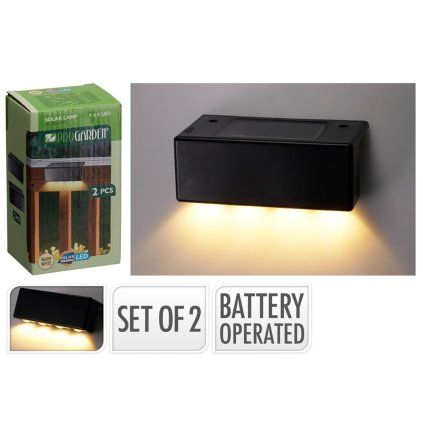 Solárne svetlo nástenné/plotové S/2