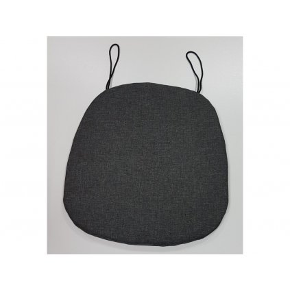 11789 sedak oval jednofarebny 40x40cm 8993 ier cierna