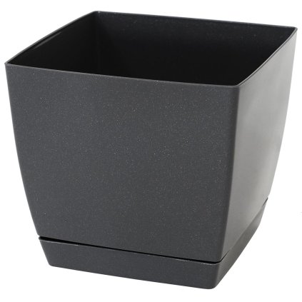 DUKP100 KVĚTINÁČ COUBI GRAFIT 10x10xh9,2CM/0,5L