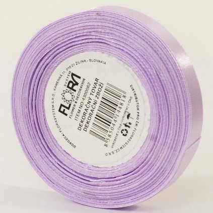 SATEN STUHA 10MM/15M FIALOVÁ BL. BARVA 044