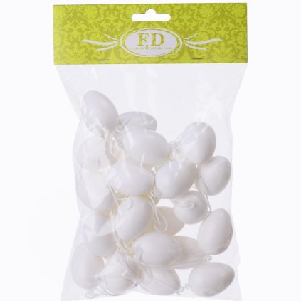VAJÍČKA BÍLÉ 4CM S/24