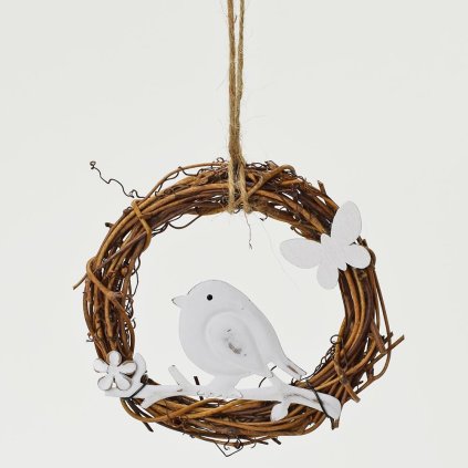 PTAČEK KOV ZÁVES NATUR 10x19 SUPER CENA