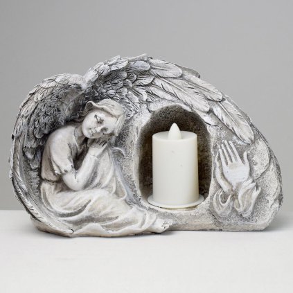 ANJEL LED 21x10x13,5CM POLYRES SUPER CENA!