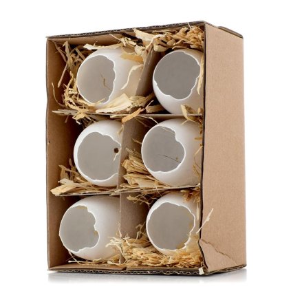 BOX BÍLÉ SKRUPINKY OTEVŘENÉ 14,5*10,5*6,5CM S/6