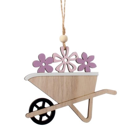 ZÁVES FOUREK NAT S FIAL KVĚTY DŘEVO 13*9,5*0,5CM