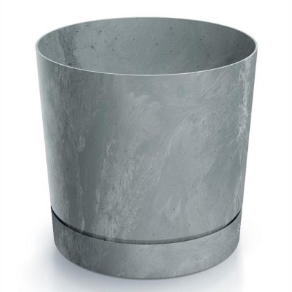 DPOP180E KVĚTINÁČ TUBO P BETON ŠEDÝ 17,8Xv17,5CM 3,2L