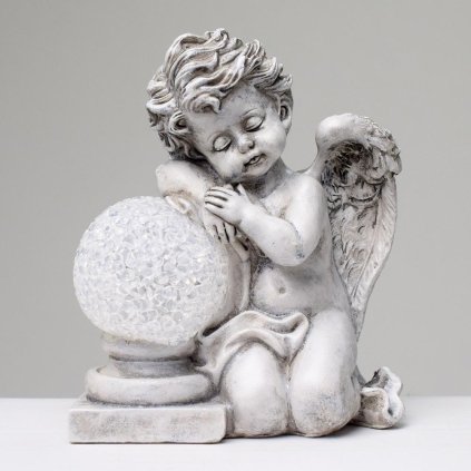 ANJEL S LED GUĽOU 12x9,5x15CM POLYRES