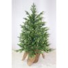 VIANOČNÝ STROMČEK ZAŤAŽ. V JUTE 3D VETVIČKA SVETLÁ 90CM PE
