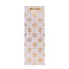 AGB2020304 TAŠKA darč. V37x12+10cm Grunge Textured Snowflakes Gold bottle