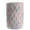 VÁZE CEMENT VZOR MĚDĚNÁ D15.5*H22CM