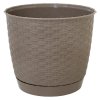 DRLO300 KVETINÁČ RATOLLA ROUND SZLAM/MOCCA 30xh26,4CM/11L