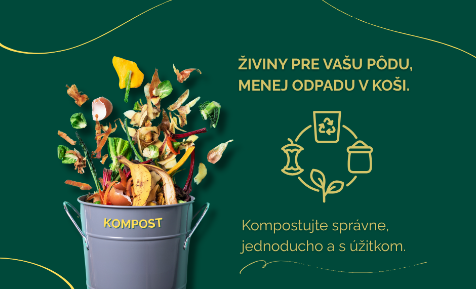 Kompost – prírodný spôsob, ako dodať pôde živiny a znížiť odpad.