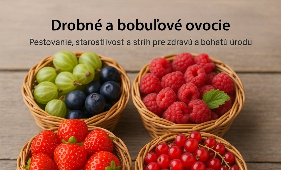 Ako jednoducho vypestovať drobné a bobuľové ovocie