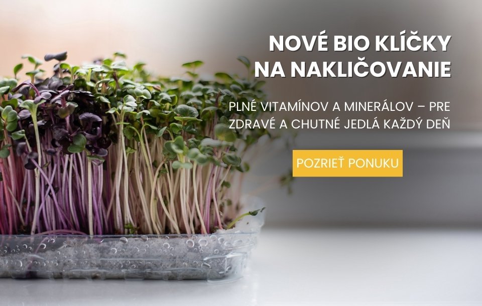 NOVÉ BIO klíčky na nakličovanie