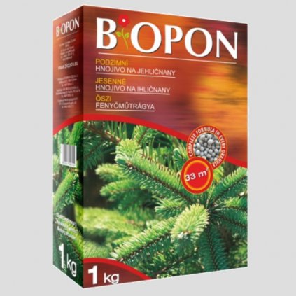 Biopon jesenne hnojivo na ihlicnany