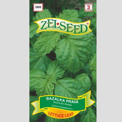 Zelseed Semena Bazalka Lettuce Leaf 1