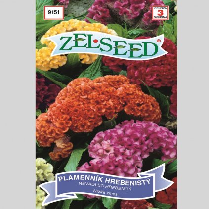 ZELSEED - SEMENÁ PLAMENNÍK HREBENISTÝ - NÍZKA ZMES (0,60 g)