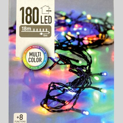 Vianocne svetielka 180 LED farebne