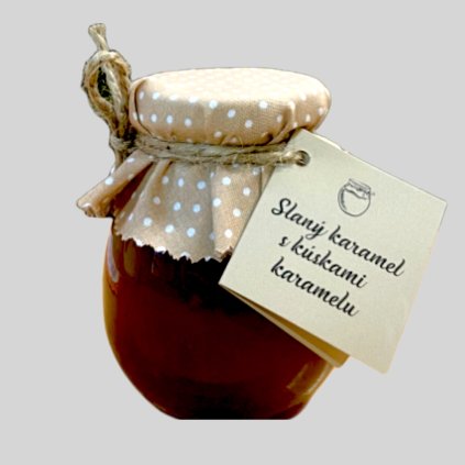 Slany karamel s kuskami karamelu