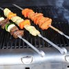 Web 1500 SES Heavy duty Stainless Steel Lula Kebab Skewers Renu Dhar 8cb1665304f8426ca63ea6085853cb92