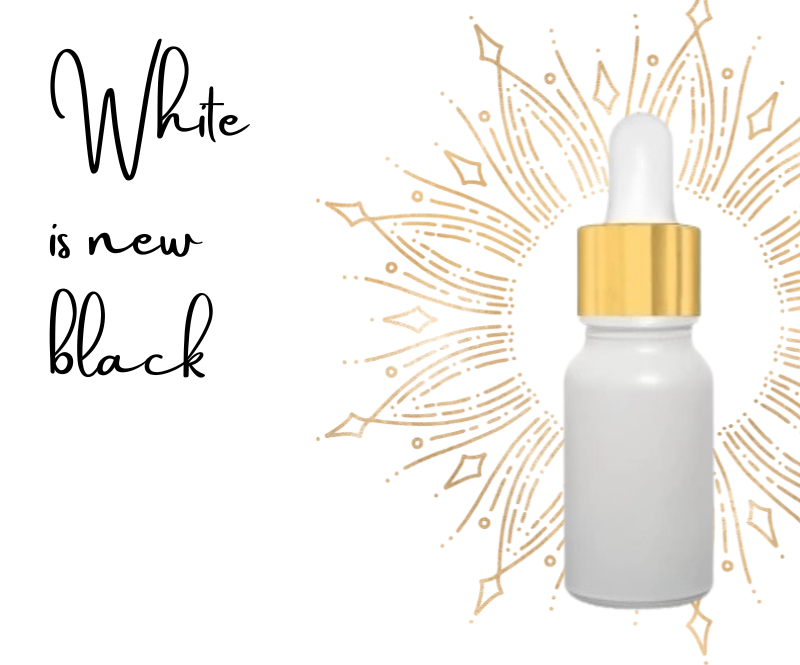 Nově esence a extrakty v bílých lahvičkách. Proč?