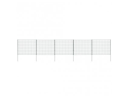 Zahradní plot 77,5 x 64 cm zelený 146102