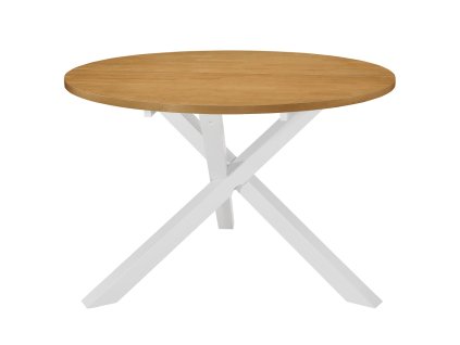 Jídelní stůl bílý 120 x 75 cm MDF 247631