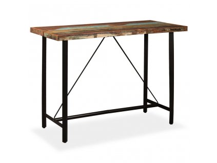 Barový stůl masivní recyklované dřevo 150 x 70 x 107 cm