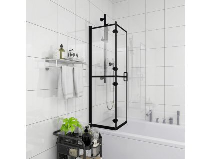 Skládací sprchový kout ESG 120 x 140 cm černý