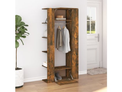 Skříňky do předsíně 2 ks kouřový dub kompozitní dřevo 3114179