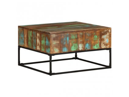Konferenční stolek 68 x 68 x 41 cm masivní recyklované dřevo