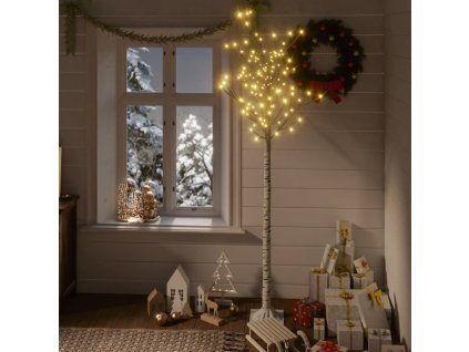 Vánoční stromek 180 teplých bílých LED 1,8 m vrba dovnitř i ven