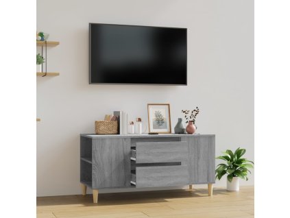 TV skříňka šedá sonoma 102x44,5x50 cm kompozitní dřevo 819602