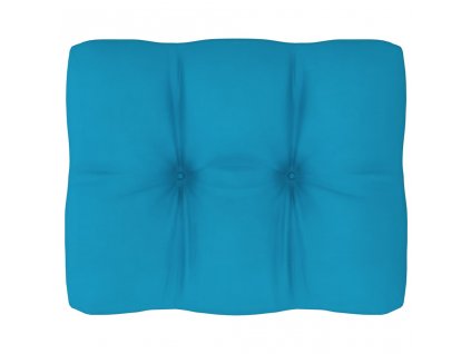 Poduška na palety modrá 50 x 40 x 12 cm textil