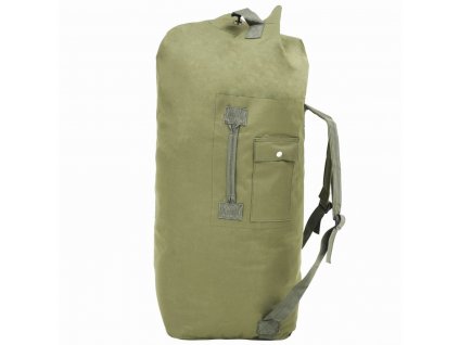 Sportovní taška v army stylu 85 l olivově zelená