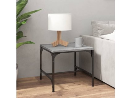 Konferenční stolek šedý sonoma 50 x 50 x 35 cm kompozitní dřevo