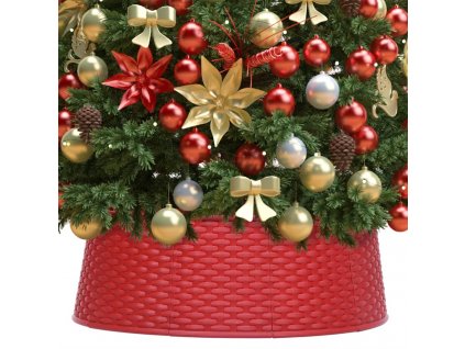 Podložka pod vánoční stromek červená Ø 65 x 19,5 cm