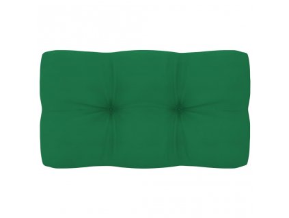 Poduška na palety zelená 70 x 40 x 12 cm textil