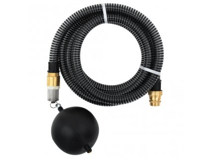 Sací hadice s mosaznými konektory černá 1,1" 7 m PVC