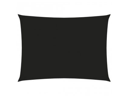 Stínící plachta oxfordská látka obdélníková 3 x 4,5 m černá
