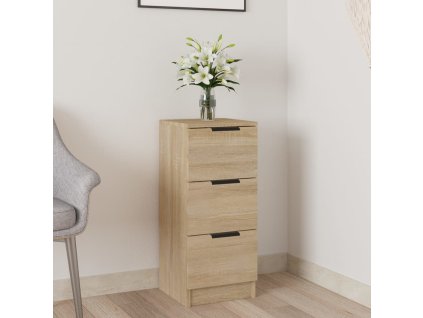 Příborník dub sonoma 30 x 30 x 70 cm kompozitní dřevo 811157