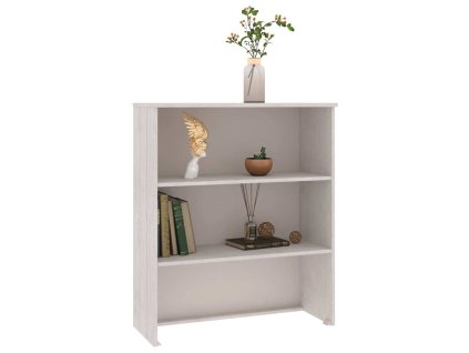 Nástavec na komodu HAMAR bílý 85 x 35 x 100 cm borovice 340509