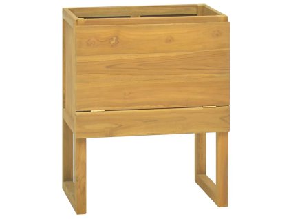 Koupelnová skříňka 60 x 40 x 75 cm masivní teakové dřevo 338247