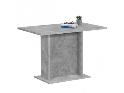 FMD Jídelní stůl 110 cm betonově šedý