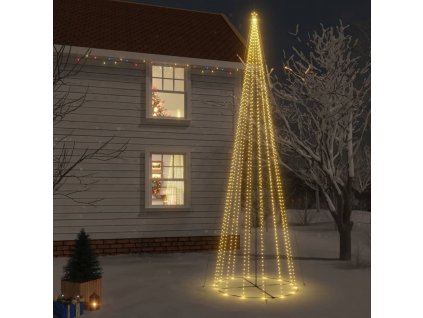 Vánoční stromek kužel 1 134 teple bílých LED diod 230 x 800 cm