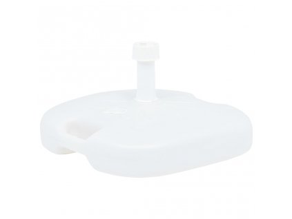 Stojan na slunečník plněný vodou/pískem 16 l bílý plast 48773