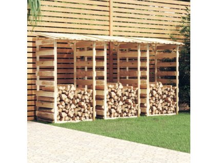 Pergoly se střechou 3 ks 100x90x200 cm impregnovaná borovice