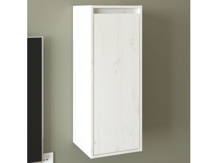 Nástěnná skříňka bílá 30 x 30 x 80 cm masivní borové dřevo